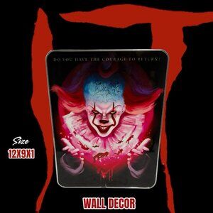 Open Road Chapter 2 IT Pennywise Hi-Transparency Wall Sign Horror. NEW!